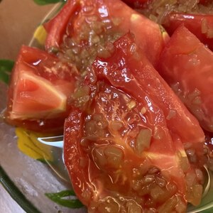 【超簡単 ヘルシー】トマトドレッシングのサラダ